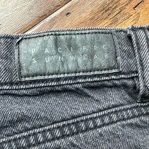 Pac Sun Nora Wide Leg Black Jeans Size 25